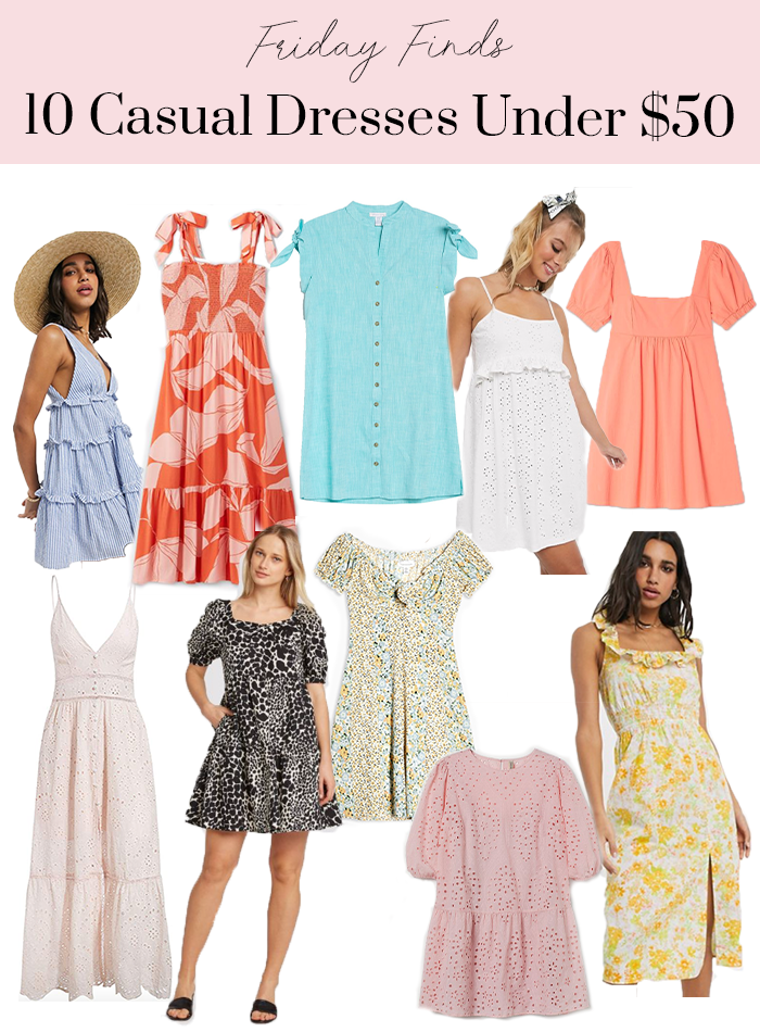 10 Casual Dresses Under $50