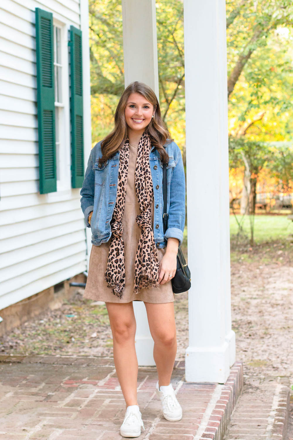 The best suede dress to go with any fall outfit