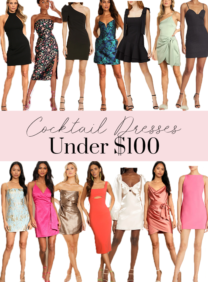 cocktail dresses under $100