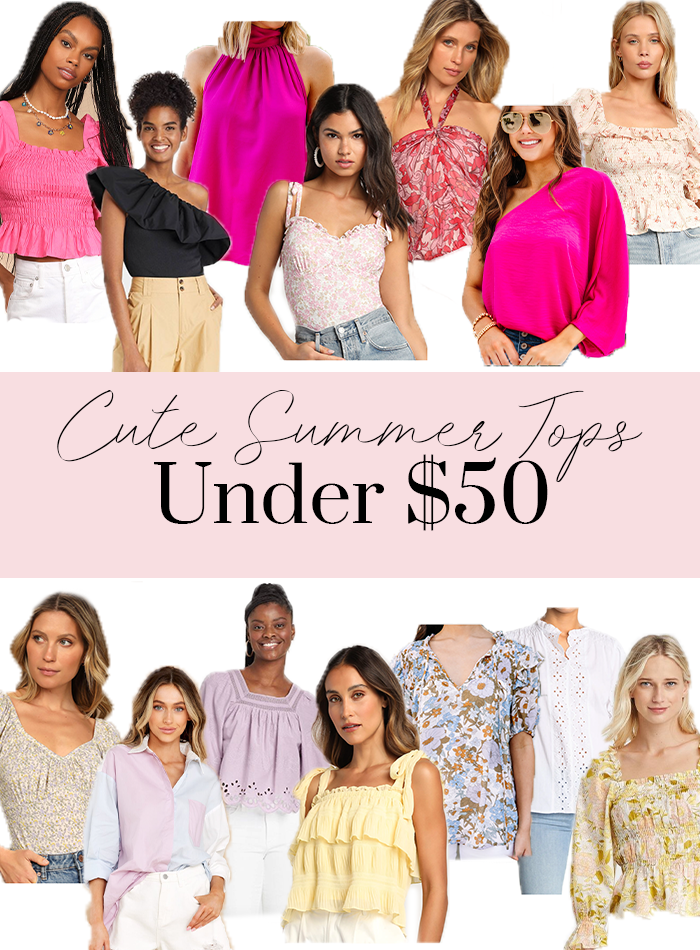 cute tops under $50